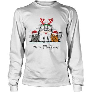 Cats merry fluffmas Christmas shirt