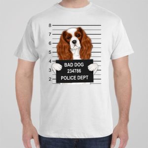 Cavalier Charles King Spaniel mugshot – T-shirt