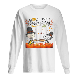 Charlie Brown And Snoopy Peanuts Happy Thanksgiving shirt 1