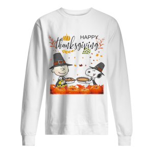 Charlie Brown And Snoopy Peanuts Happy Thanksgiving shirt 2