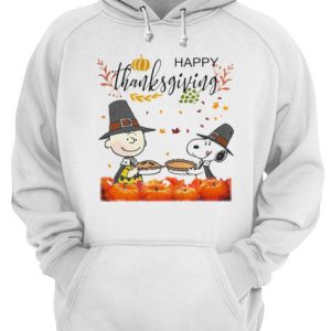 Charlie Brown And Snoopy Peanuts Happy Thanksgiving shirt 3