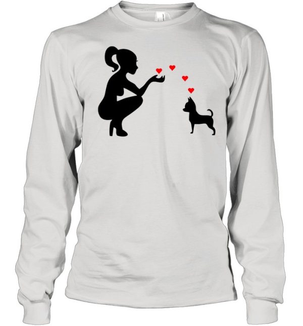 Chihuahua adorable hearts love shirt