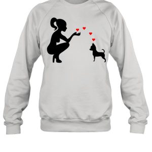 Chihuahua adorable hearts love shirt 2