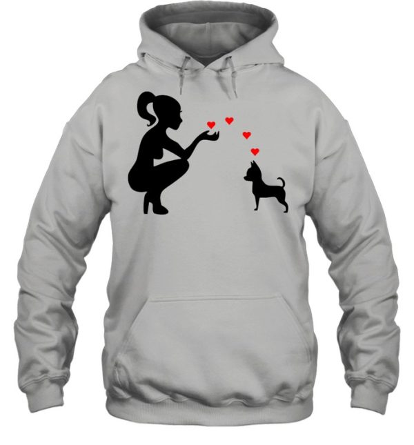 Chihuahua adorable hearts love shirt