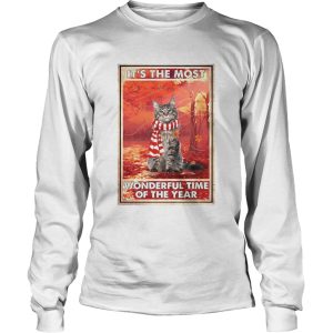 Christmas Cat Its The Most Wonderful Time Of The Year shirt 2