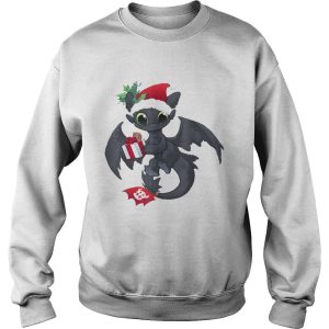 Christmas Dragon Wearing a Santa Hat shirt 3