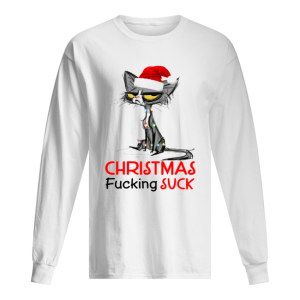 Christmas Fucking suck Cat Xmas shirt