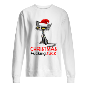 Christmas Fucking suck Cat Xmas shirt 2