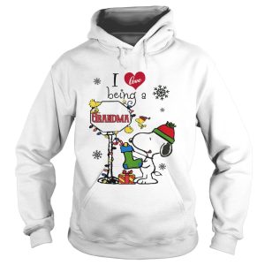 Christmas Snoopy I love being a grandma shirt 1