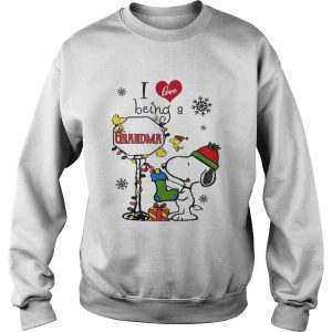 Christmas Snoopy I love being a grandma shirt 3