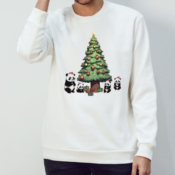 Christmas tree Pandas shirt