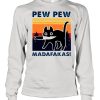 Chucky cat pew pew madafakas vintage shirt