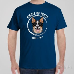 Circle of trust Australian Cattle dog T shirt 1