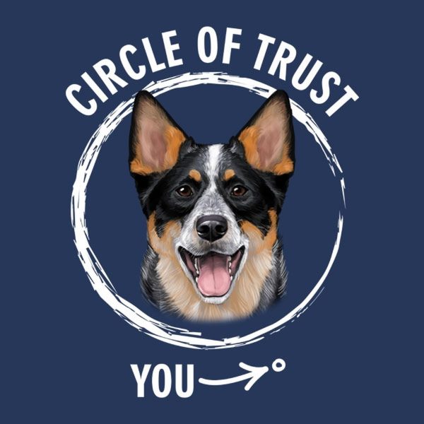 Circle of trust (Australian Cattle dog) – T-shirt