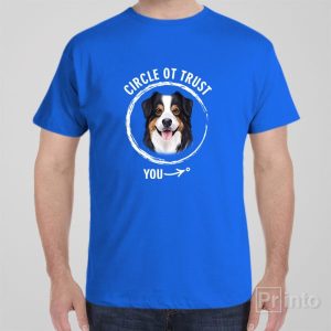 Circle of trust Australian Shepherd T shirt 1