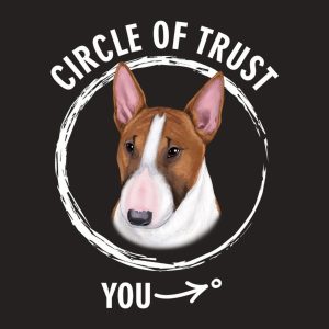 Circle of trust Bull terrier T shirt 2