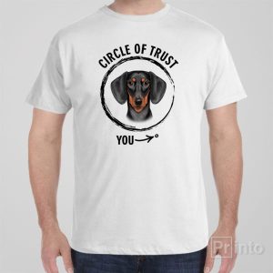 Circle of trust Duchshund T shirt 1