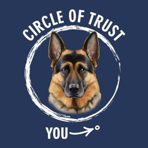 Circle of trust German Shepherd T shirt 2