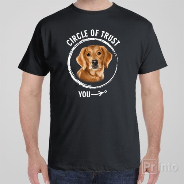 Circle of trust (Golden retriever) – T-shirt