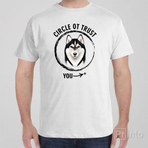 Circle of trust Husky T shirt 1