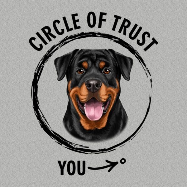 Circle of trust (Rottweiler) – T-shirt