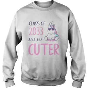 Class of 2033 Back to School Kindergarten Unicorn shirt