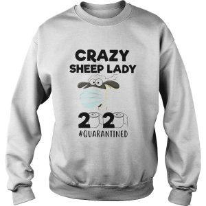 Crazy Sheep lady mask 2020 quarantined toilet paper shirt 2