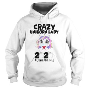 Crazy Unicorn mask lady 2020 quarantined toilet paper shirt 1