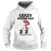 Crazy chicken man mask 2020 toilet paper quarantined shirt