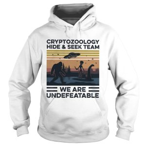 Cryptozoology hide and seek team we are undefeatable vintage shirt