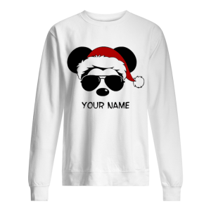 Custom Name Cool Mickey Santa Claus Christmas T Shirt 2