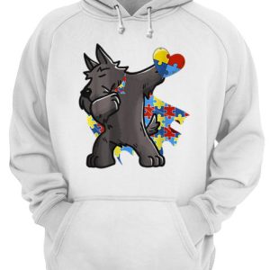 Cute Dabbing Scottie Dog Autism Awareness shirt 3