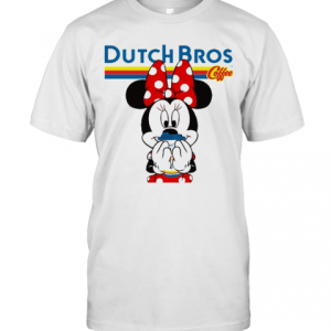 Cute Minnie Mouse Drinking Dutch Bros Coffee T-Shirt