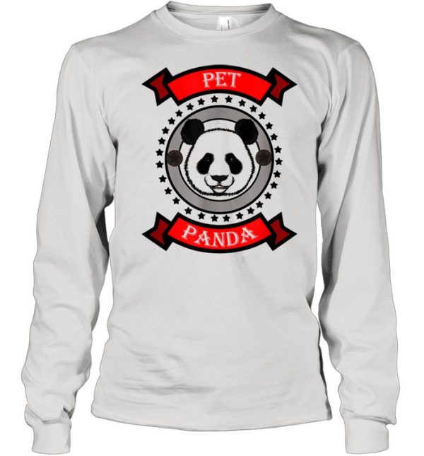 Cute Pet Panda Bear Design shirt