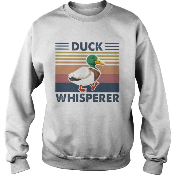 DUCK WHISPERER DUCK VINTAGE RETRO shirt