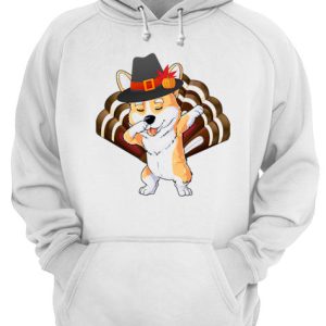 Dabbing Corgi Turkey Thanksgiving Gift shirt 3