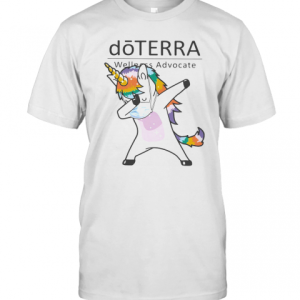 Dabbing Unicorn Mask Doterra Wellness Advocate Logo Coronavirus T-Shirt