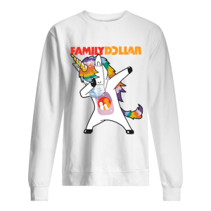 Dabbing Unicorn Mask Family Dollar Logo Coronavirus shirt 2