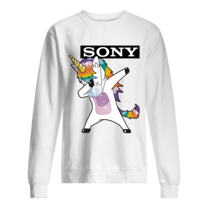 Dabbing Unicorn Mask Sony Logo Coronavirus shirt 2