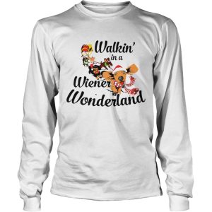 Dachshund Walkin In A Wiener Wonderland shirt 2