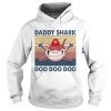 Daddy shark doo doo doo vintage retro shirt