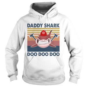 Daddy shark doo doo doo vintage retro shirt