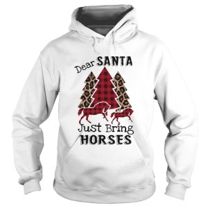 Dear Santa Just bring horses Plaid Christmas Tree shirt 1