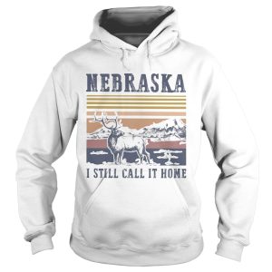 Deer nebraska i still call it home vintage retro shirt 1