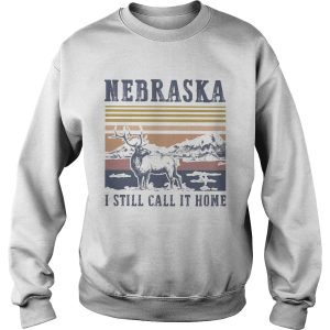 Deer nebraska i still call it home vintage retro shirt 2