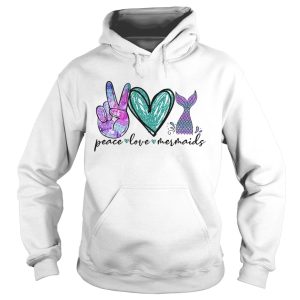 Diamond peace love mermaids shirt 1