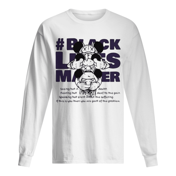 Disney mickey mouse black lives matter shirt