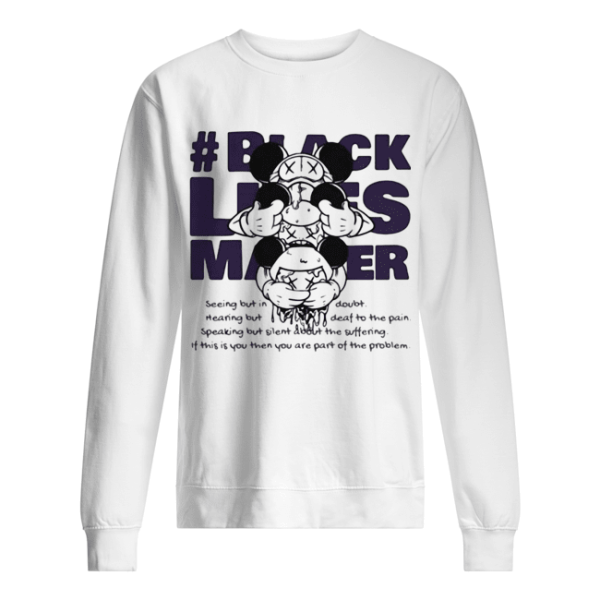 Disney mickey mouse black lives matter shirt