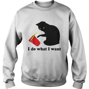 Do What I Want Black Cat Red shirt 2