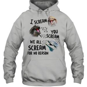 Dolphin I scream you scream we all scream for no reason shirt 3